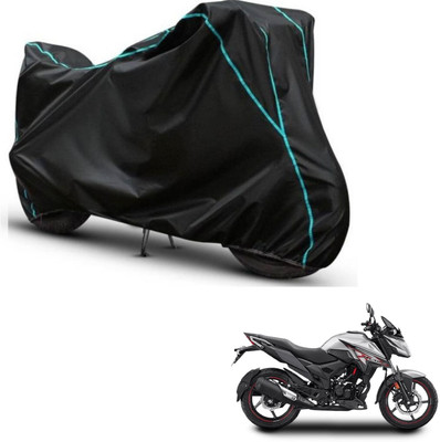 Car Life Two Wheeler Cover for Honda(X-Blade, Black, Blue)