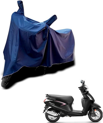 KEDIT Two Wheeler Cover for Hero(Pleasure, Blue)