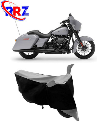 RRZ Waterproof Two Wheeler Cover for Harley Davidson(Street Glide Special, Black, Grey)