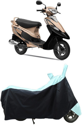 Coxtor Waterproof Two Wheeler Cover for TVS(Scooty Pep+, White)