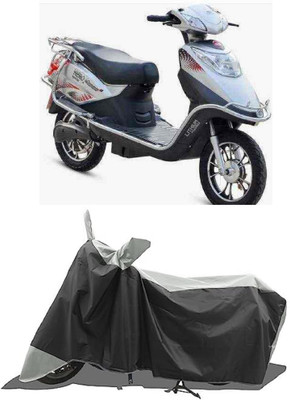 GROFATIK Two Wheeler Cover for Hero(Electric Flash BS6, Grey)