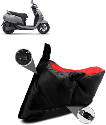 CODOKI Waterproof Two Wheeler Cover for TVS(iQube Electric, Red)