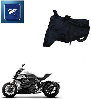 MMSSTAR Waterproof Two Wheeler Cover for Ducati(Diavel, Black)
