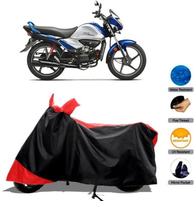 WMIZEXA Waterproof Two Wheeler Cover for Hero(Splendor iSmart 110, Red)