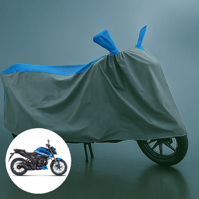 PAGORA Waterproof Two Wheeler Cover for Honda(Hornet 2.0, Grey, Blue)