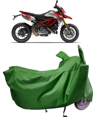 Amexride Two Wheeler Cover for Ducati(Hypermotard, Maroon)