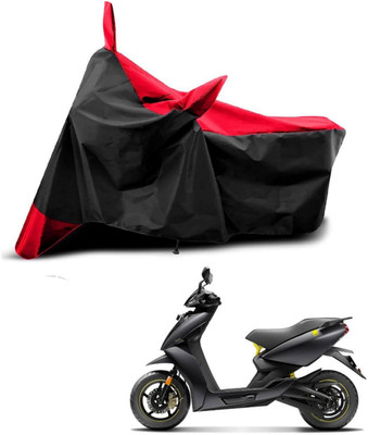 KEDIT Two Wheeler Cover for Ather(450 X, Red, Black)