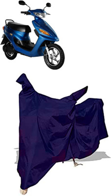 Amexride Two Wheeler Cover for Indus(Yo Electron, Blue)