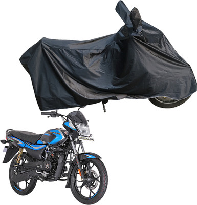 Motodreka Waterproof Two Wheeler Cover for Bajaj(Platina 110 H-Gear, Black)