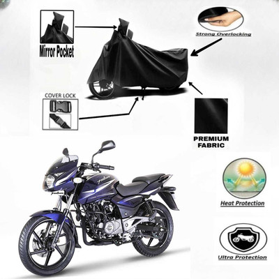 AutoGalaxy Waterproof Two Wheeler Cover for Bajaj(Pulsar, Black)