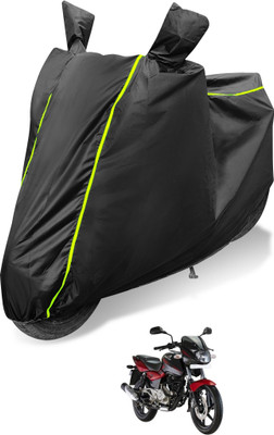 Auto Hub Waterproof Two Wheeler Cover for Bajaj(Pulsar 180 DTS-i, Black)