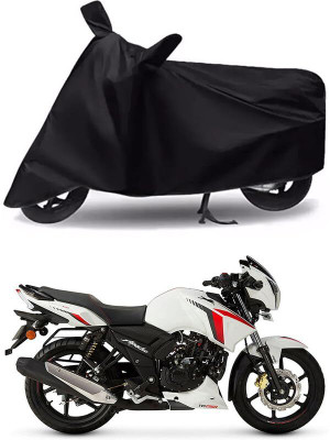 KEDIT Two Wheeler Cover for TVS(Apache RTR 160, Black)