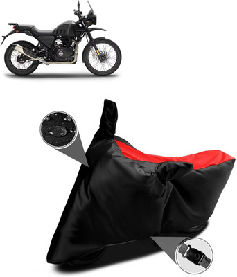AutoGalaxy Waterproof Two Wheeler Cover for Royal Enfield(Himalayan, Red)