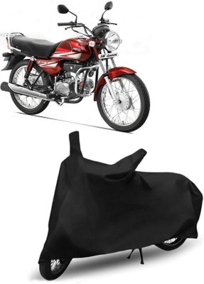 Mdstar Waterproof Two Wheeler Cover for Hero(HF Dawn, Black)