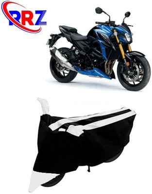 RRZ Waterproof Two Wheeler Cover for Suzuki(GSX-S750, Black, White)