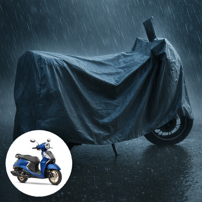 CODOKI Waterproof Two Wheeler Cover for Yamaha(Fascino 125 FI, Grey)