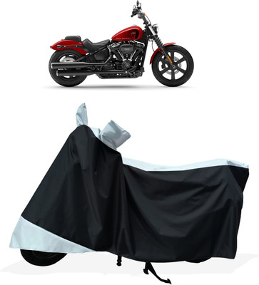 Tricway Two Wheeler Cover for Harley Davidson(Street Bob, White)