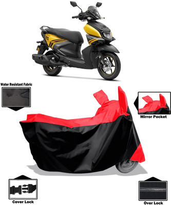 Amexride Two Wheeler Cover for Yamaha(Ray-ZR 125FI BS6, Red)