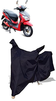 Amexride Two Wheeler Cover for Hero Electric(Electric Dash BS6, Black)