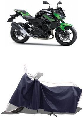 RAAMKM Two Wheeler Cover for Hero, Honda, Bajaj, TVS, Yamaha(Star City Plus, White, Black)