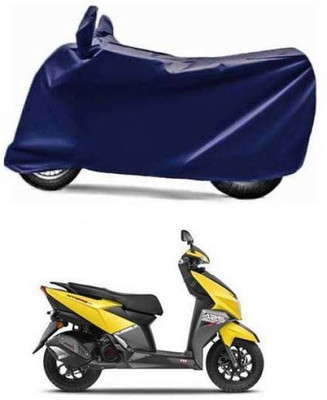 RAAMKM Two Wheeler Cover for TVS(NTORQ, Blue)