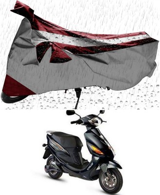 Furious3D Two Wheeler Cover for Hero(Electric Cruz, Maroon, Silver)