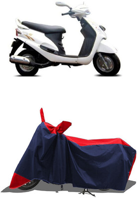 SUGASHRI Waterproof Two Wheeler Cover for Mahindra(Rodeo UZO, Red, Blue)
