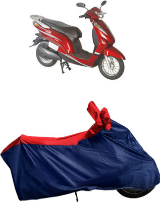 Autofly Waterproof Two Wheeler Cover for Avon(E Scoot, Blue, Red)