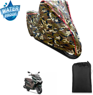 PAGORA Waterproof Two Wheeler Cover for Suzuki(Burgman Street, Yellow)