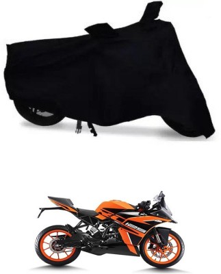 APNEK Waterproof Two Wheeler Cover for KTM(RC 125 BS6, Black)