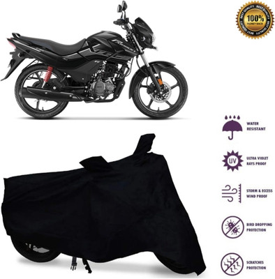 DeepShakshi AUTOMOTIVE Two Wheeler Cover for Hero(Passion Pro, Black)
