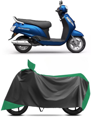 Vozilo Waterproof Two Wheeler Cover for Suzuki(Access 125, Green)