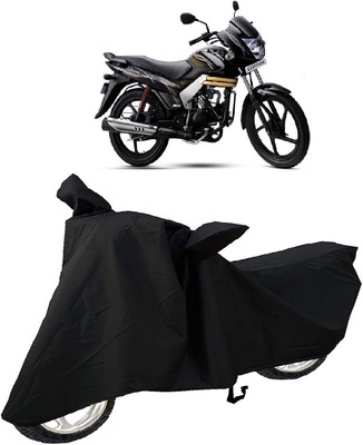 MMSSTAR Waterproof Two Wheeler Cover for Mahindra(Centuro, Black)