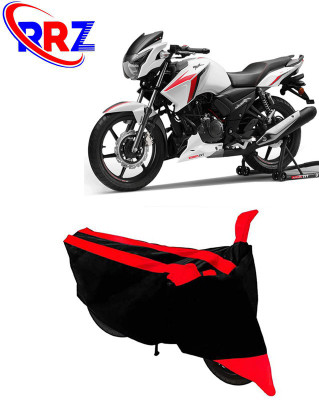 RRZ Waterproof Two Wheeler Cover for TVS(Apache RTR 160, Black, Red)