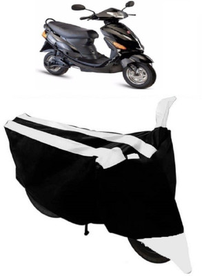 Varnwal E Commerce Waterproof Two Wheeler Cover for Lohia(Oma Star, White, Black)