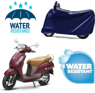 AUTOCAD Waterproof Two Wheeler Cover for Suzuki(New Access 125, Blue)