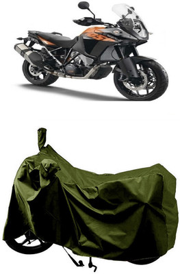 SUGASHRI Waterproof Two Wheeler Cover for KTM(1050 Adventure BS6, Green)