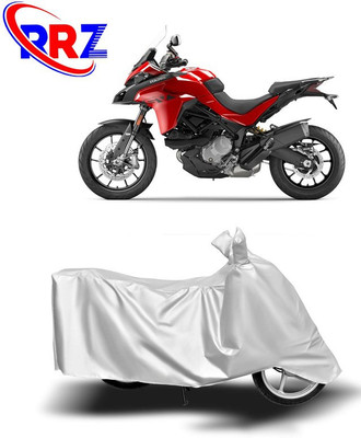 RRZ Waterproof Two Wheeler Cover for Ducati(Multistrada, White)