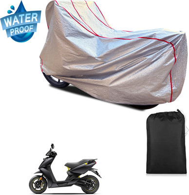 PAGORA Waterproof Two Wheeler Cover for Ather(450 X, Silver)
