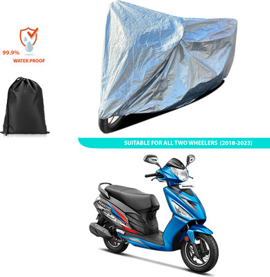 PAGORA Waterproof Two Wheeler Cover for Hero(Maestro Electric, Silver)