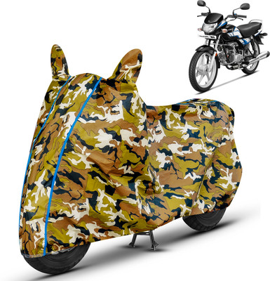 AUTOMOZEXO Waterproof Two Wheeler Cover for Honda(HF Deluxe, Multicolor)