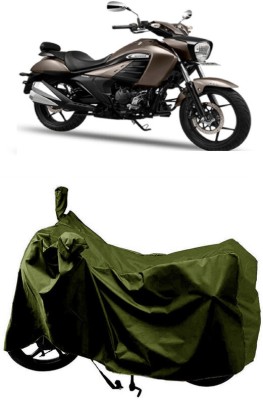 SUGASHRI Waterproof Two Wheeler Cover for Suzuki(Intruder 250, Green)