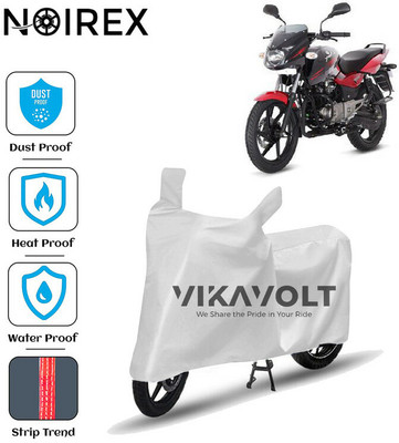 NOIREX Waterproof Two Wheeler Cover for Bajaj(Pulsar 150, Silver)