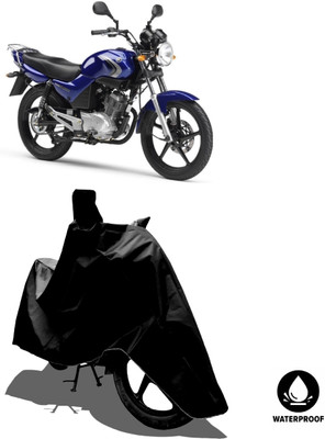Amexride Waterproof Two Wheeler Cover for Yamaha(YBR 125, Black)