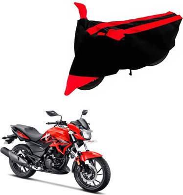 DeepShakshi AUTOMOTIVE Waterproof Two Wheeler Cover for Hero(Xtreme 200R, Black, Red)