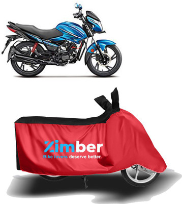 APNEK Two Wheeler Cover for Hero(Glamour, Red, Black)