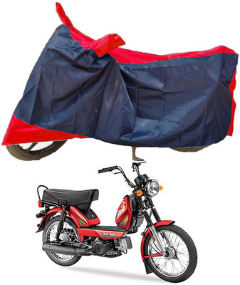 MMSSTAR Waterproof Two Wheeler Cover for TVS(Heavy Duty, Red, Blue)