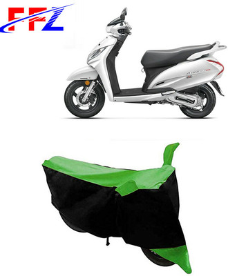 FFZ Two Wheeler Cover for Honda(Activa 125, Black, Green)