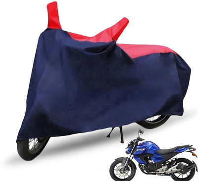 Mdstar Waterproof Two Wheeler Cover for Yamaha(FZ S V3.0 FI, Red, Blue)