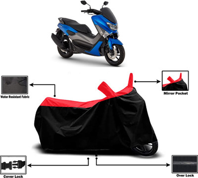 Amexride Two Wheeler Cover for Yamaha(NMax 155 BS6, Red)